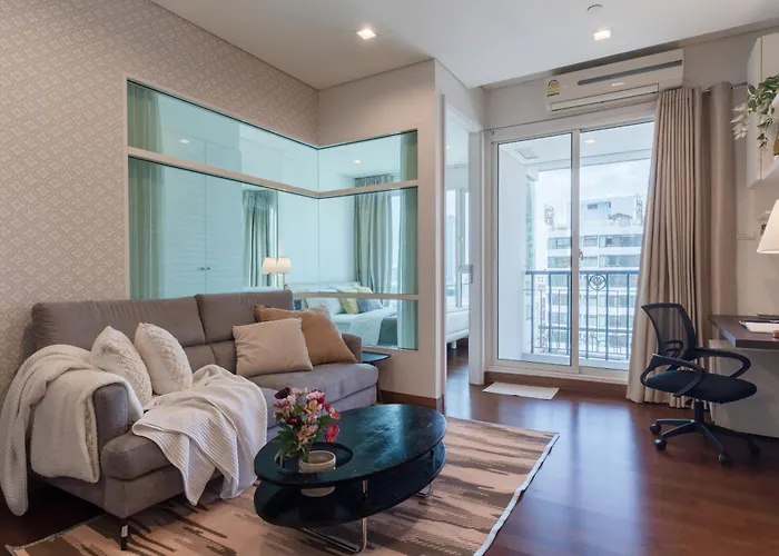 شقة Thonglor:private Jacuzzi Kingbed Pool Gym Parking