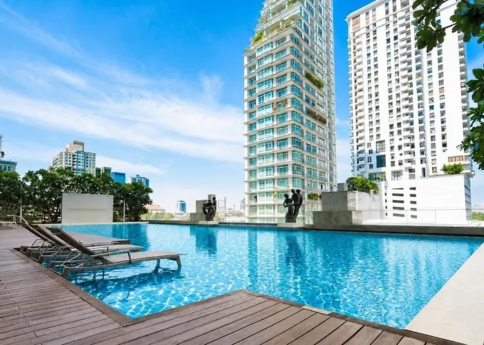 Thonglor:private Jacuzzi Kingbed Pool Gym Parking شقة *