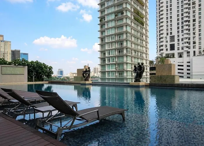 شقة Thonglor:private Jacuzzi Kingbed Pool Gym Parking بانكوك